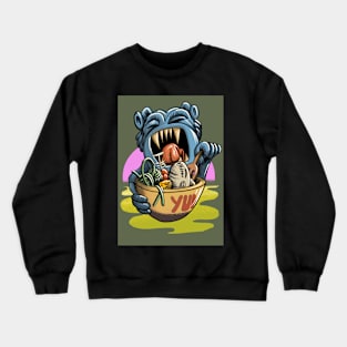 Yummy monster Crewneck Sweatshirt